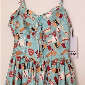 Unique Vintage Disney Parks Food Dress